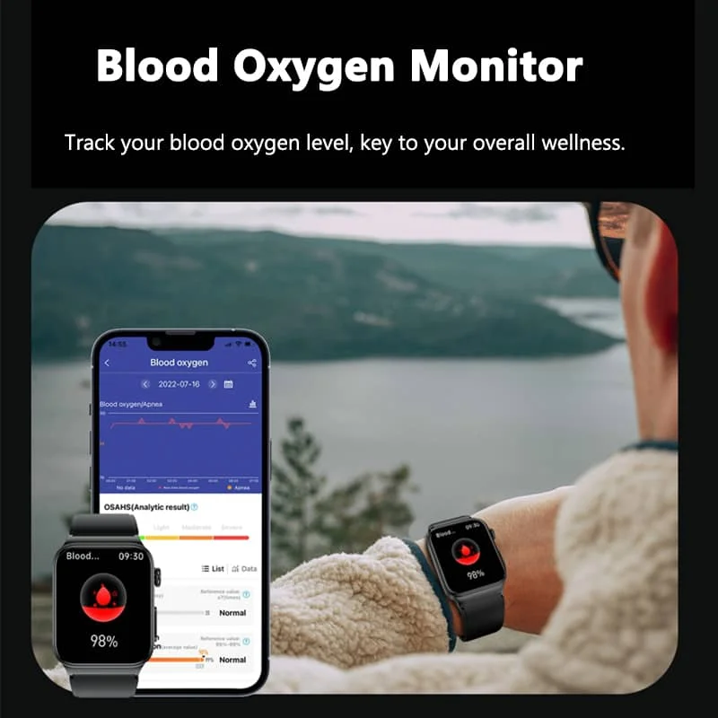NovaPulse All-in-One-Uhr mit EKG- und Glukoseüberwachung | Lersk