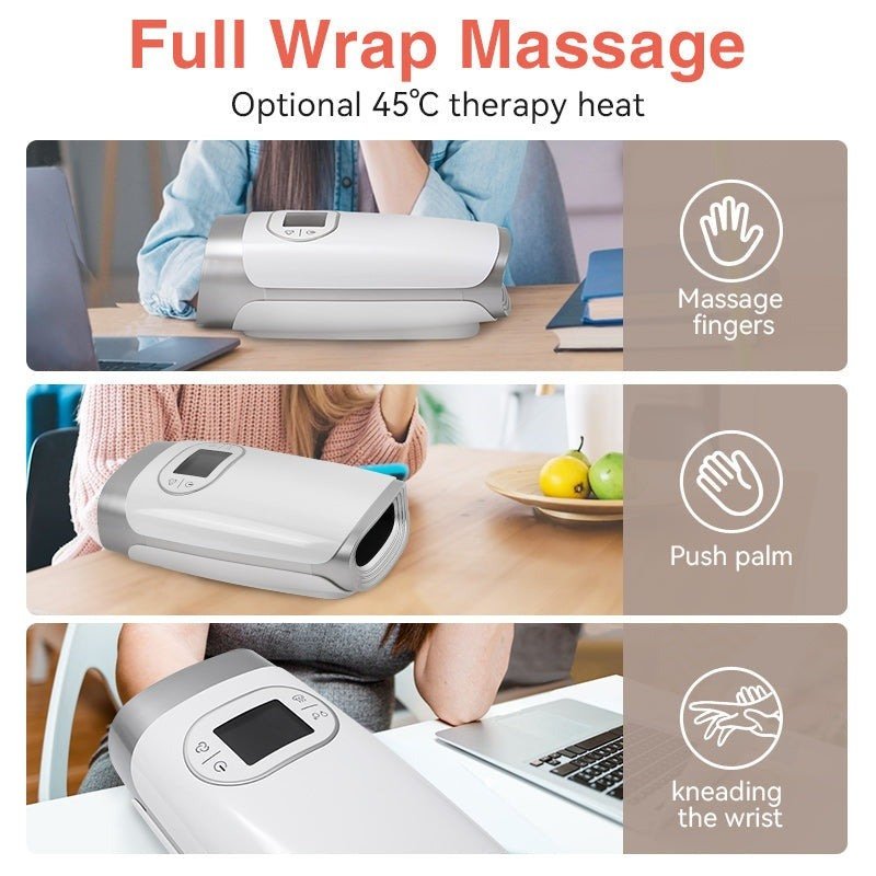 Trådløs Håndmassageapparat med Kompression mod Artritis Smerter | Lersk