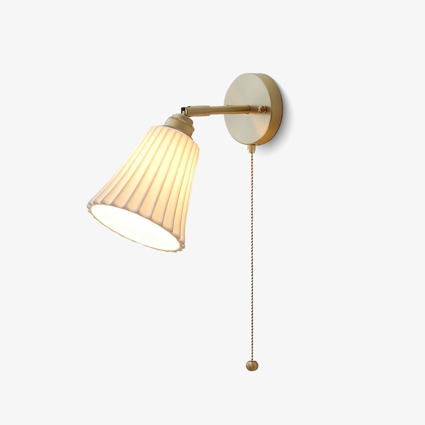 Lumină de perete ceramică Vineara Elegantă Minimalistă cu strălucire blândă | Lersk