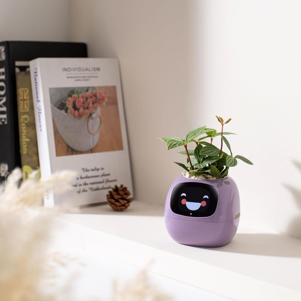 Ivy Smart Pflanzentopf mit Gestensteuerung, Pflanzenbegleiter für Pflanzenliebhaber, Alexa | Lersk