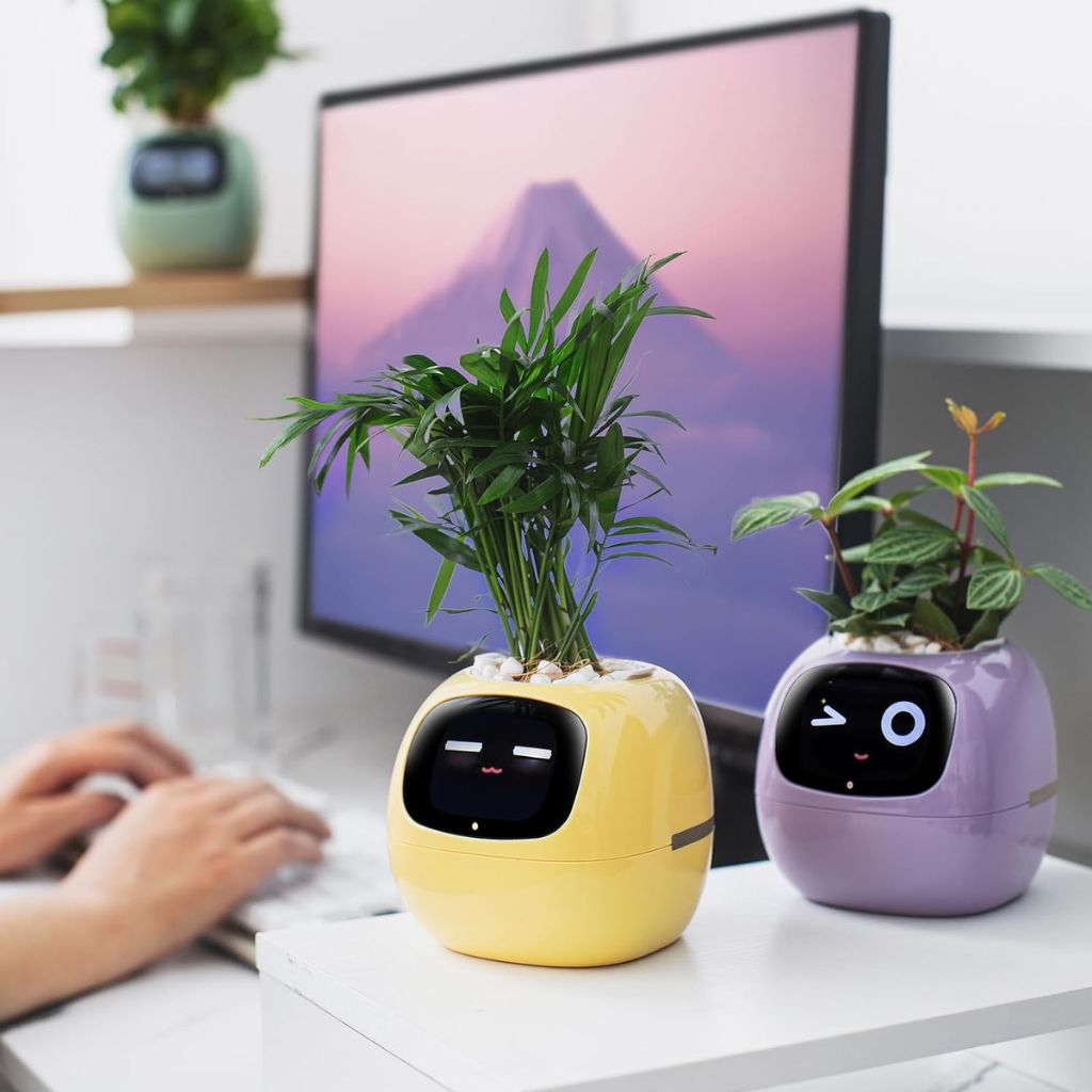 Ivy Smart Pflanzentopf mit Gestensteuerung, Pflanzenbegleiter für Pflanzenliebhaber, Alexa | Lersk