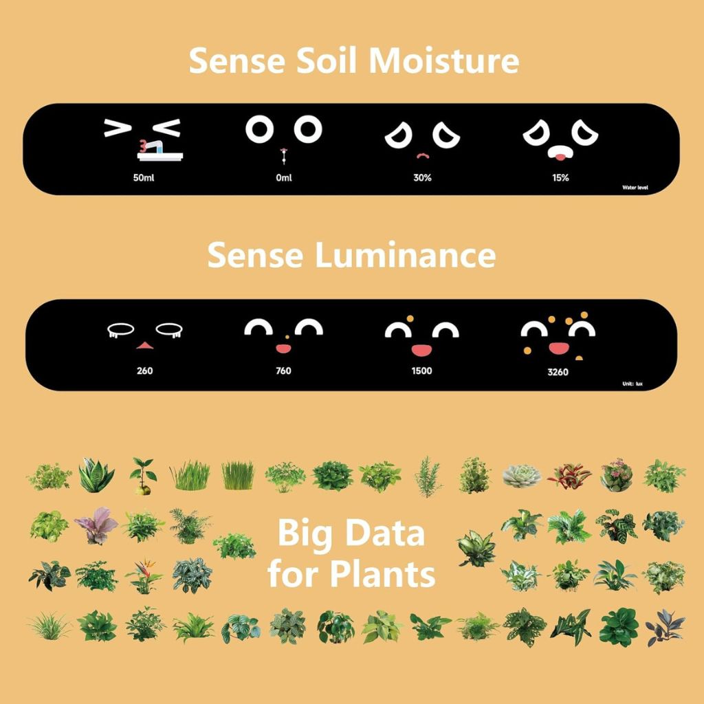 VerduraPulse Smart Planter 70 Animationer Alexa Forbundet | Lersk
