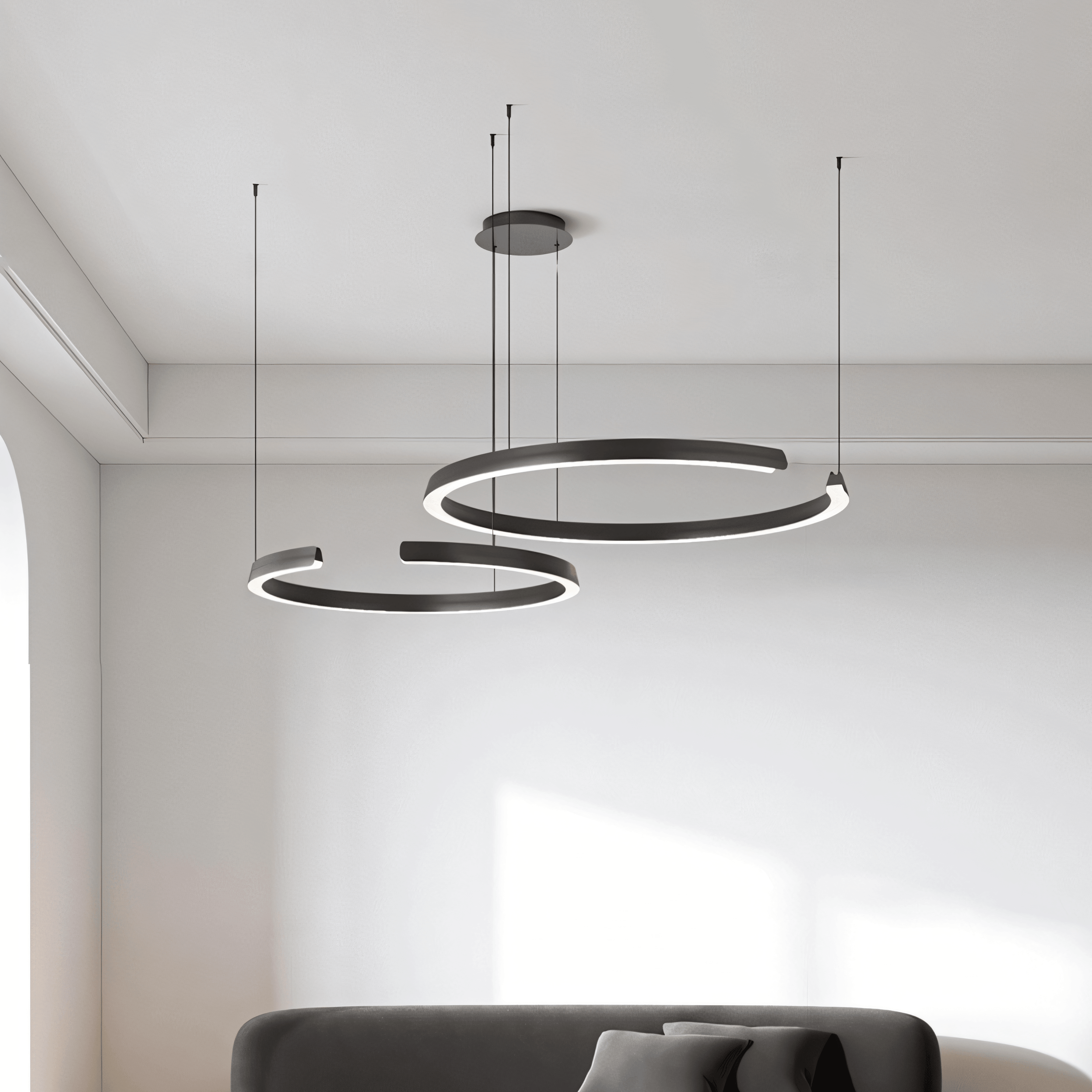 Marvella | Geometrinen sormus-kattokruunu | Lersk