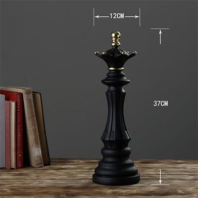 Kansai Chess Piece Decor Elegant Resin Centerpiece For Home | Lersk