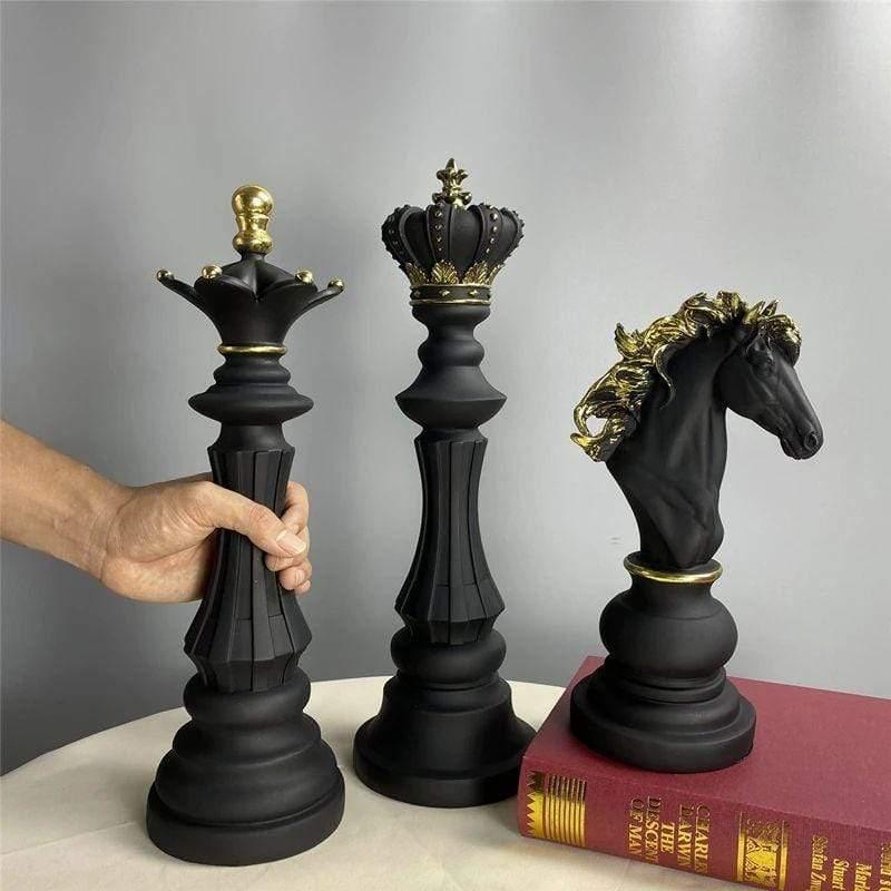 Kansai Chess Piece Decor Elegant Resin Centerpiece For Home | Lersk