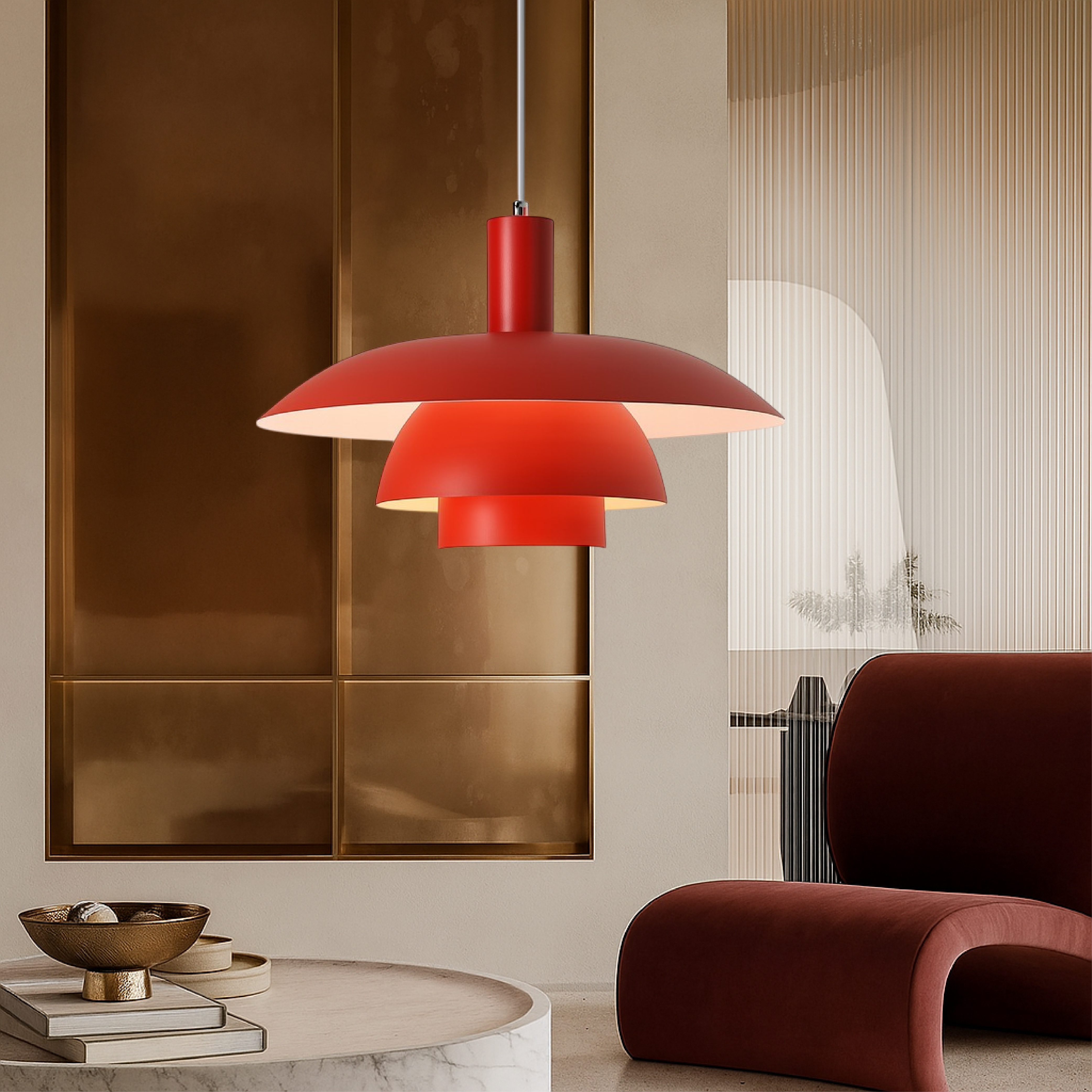 Nordela Danish LED Pendant Light Dimmable For Dining Room | Lersk
