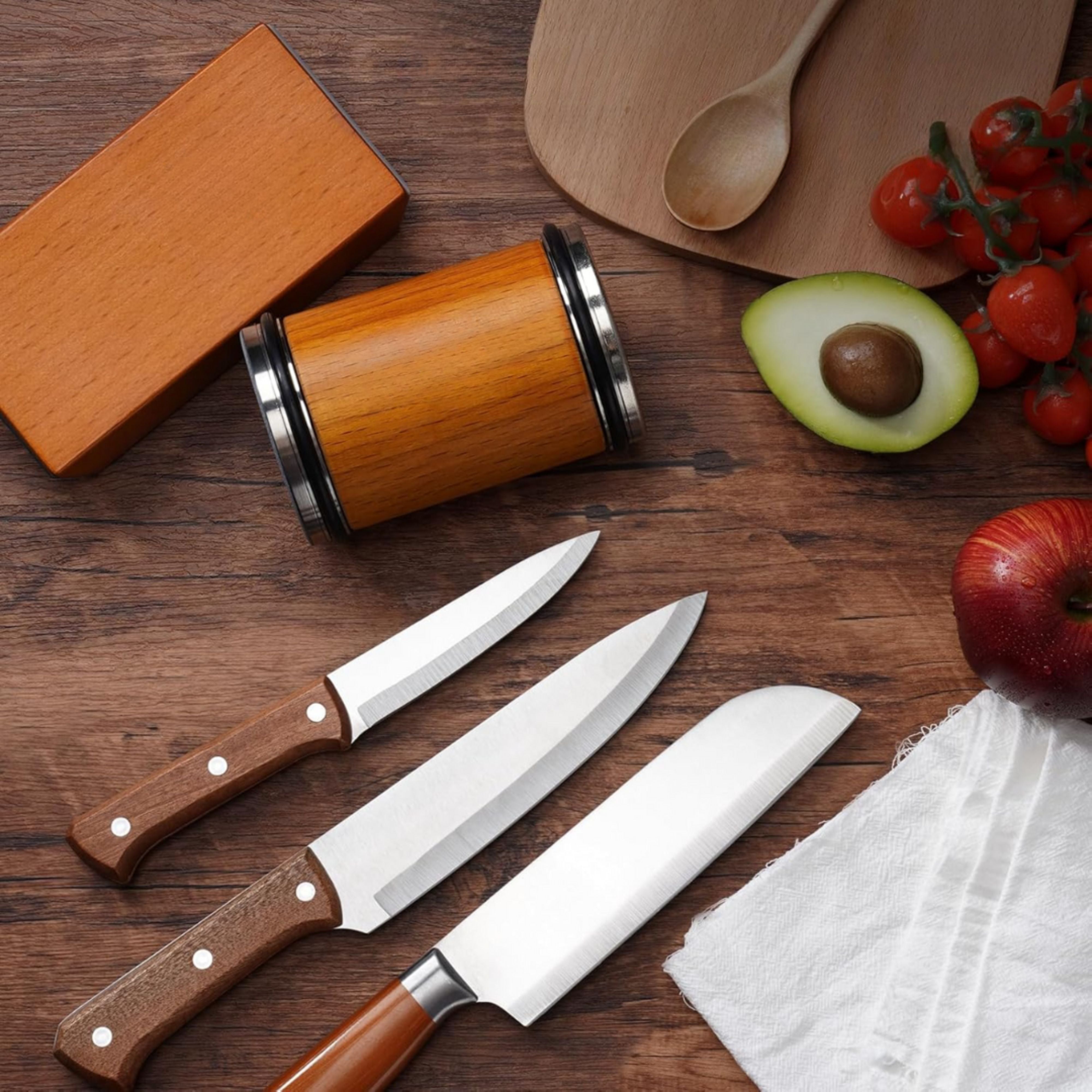 Torrin | Rolling Diamond Knife Sharpener For Effortless Edges | Lersk