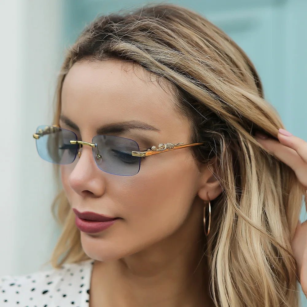 LEOPARDVIEW Stylish Rimless Sunglasses With UV400 Protection From Leopardview Collection | Lersk