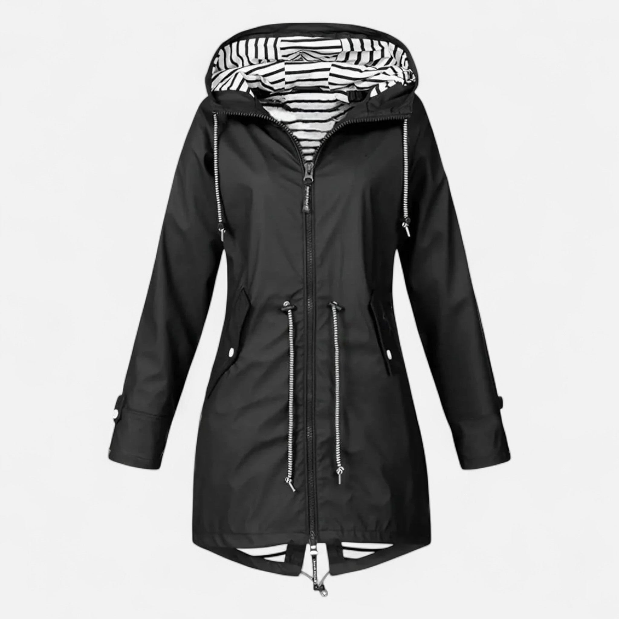 AstraStorm Women's Lightweight Hooded Rain Jacket For Everyday Wear
