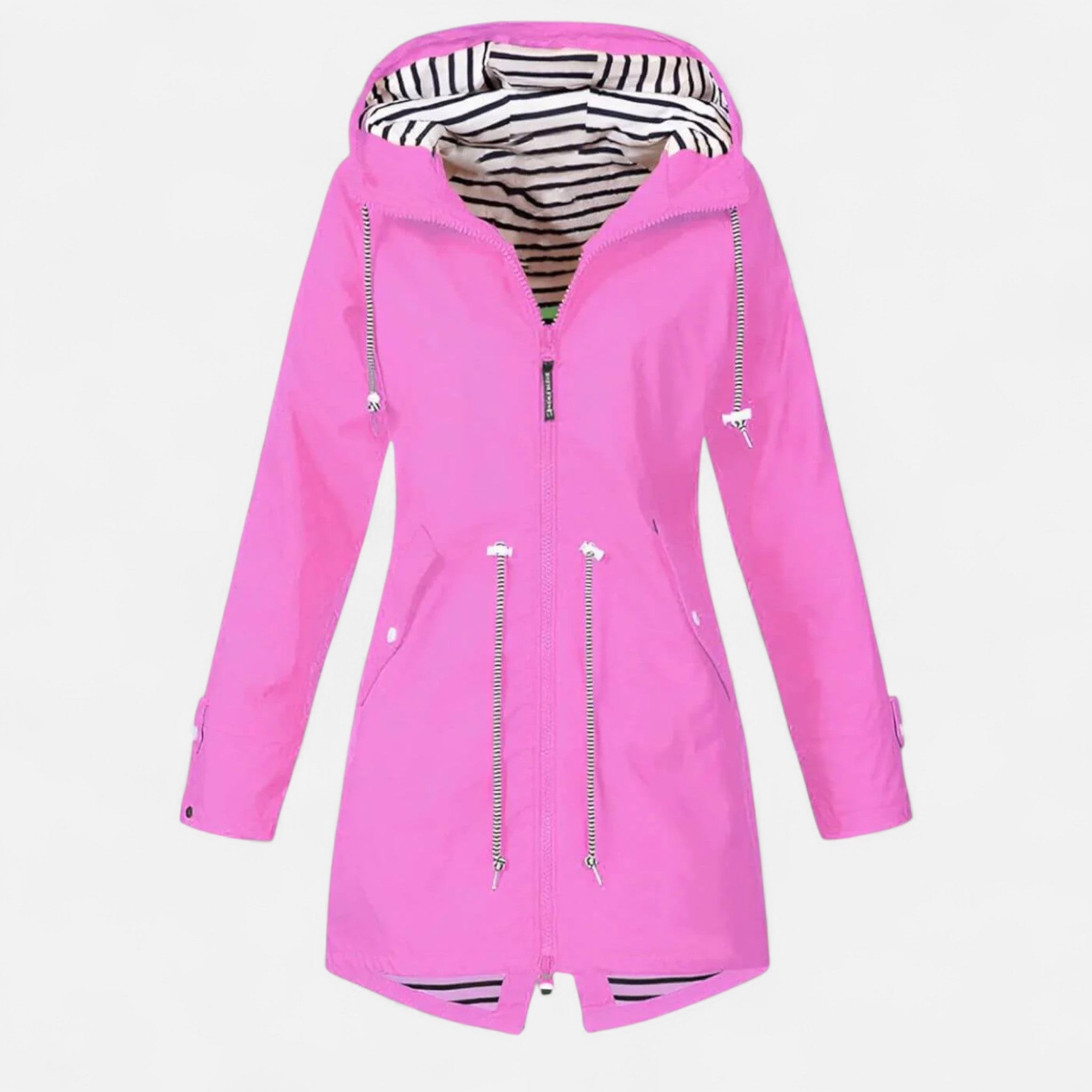 AstraStorm Women's Lightweight Hooded Rain Jacket For Everyday Wear