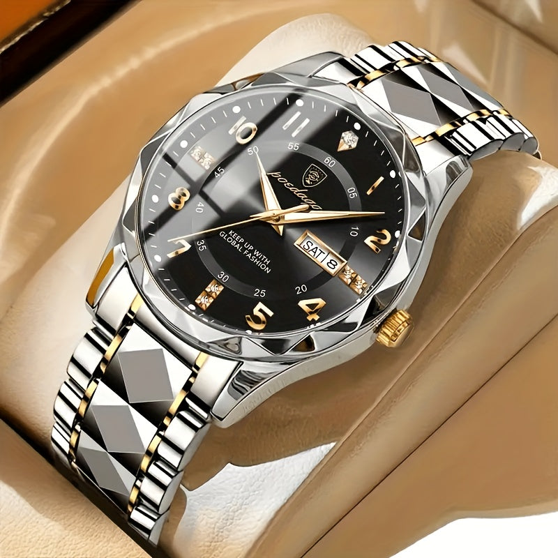 Montre multisport en titane Kentro pour homme avec chronographe hybride quartz numérique | Lersk