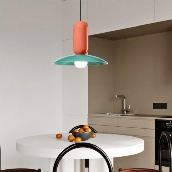 Lampada a sospensione ispirata ai macaron solari per cucina e sala da pranzo | Lersk