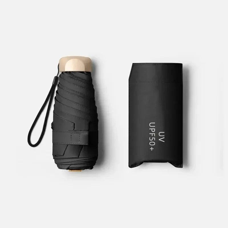 Paraguas Mini Plegable Solara, Compacto, Protección UV y Diseño Resistente al Viento para Uso Diario | Lersk