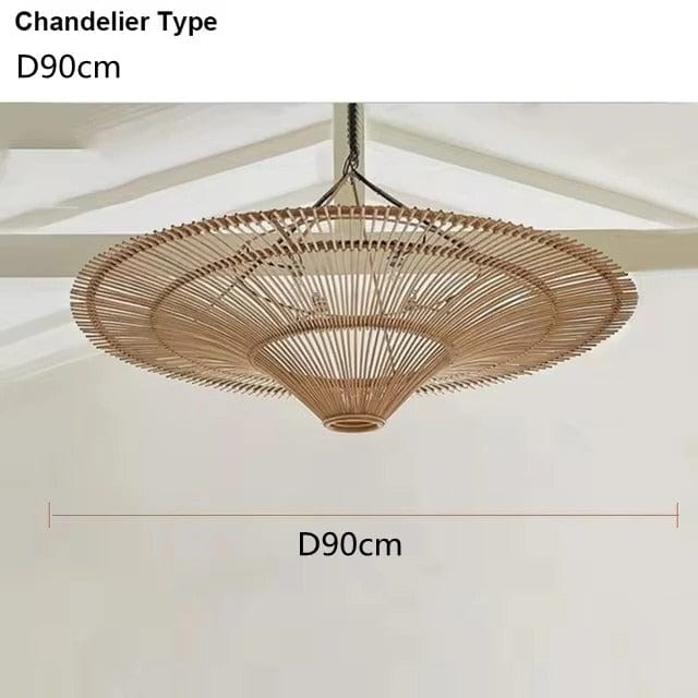 Liora Rattan Kronleuchter | Lersk