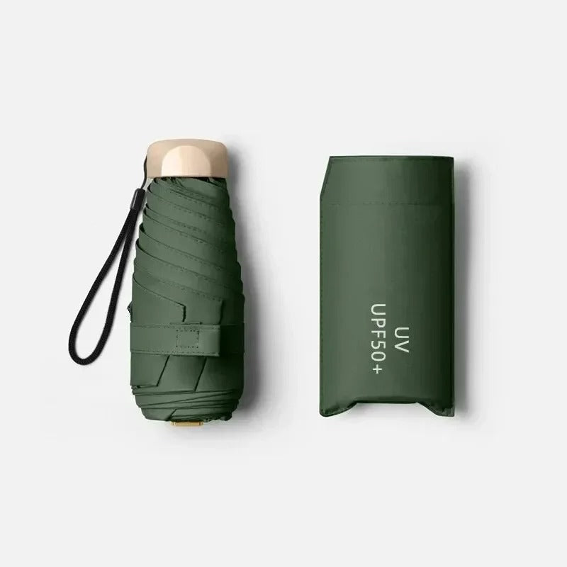 Paraguas Mini Plegable Solara, Compacto, Protección UV y Diseño Resistente al Viento para Uso Diario | Lersk