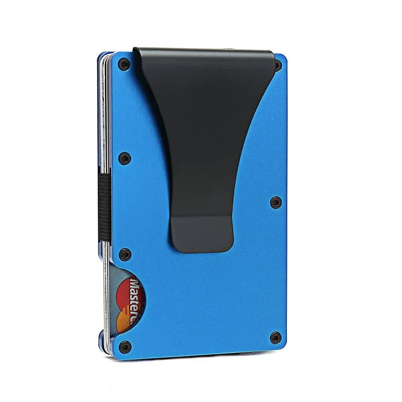 Kirrea Titanium Mat Kobolt Unisex Slank RFID Kortholder | Lersk