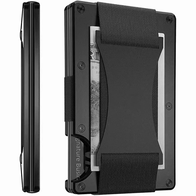 Kirrea Titanium Mat Kobolt Unisex Slank RFID Kortholder | Lersk