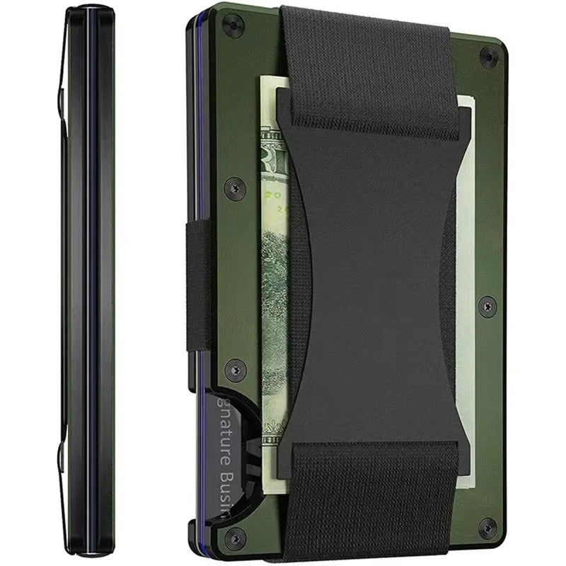 Kirrea Titanium Mat Kobolt Unisex Slank RFID Kortholder | Lersk