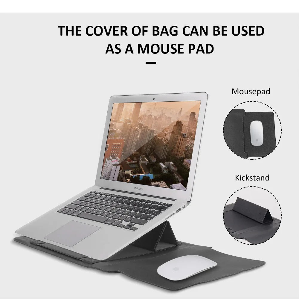 Kirev 4v1 obal na notebook s tenkým ochranným stojánkem | Lersk