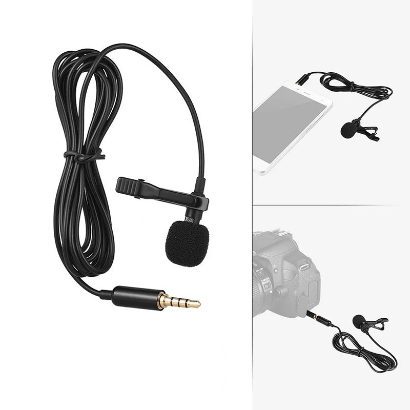 Caliden Mini drátový mikrofon 3,5mm/USB pro notebooky a hovory | Lersk
