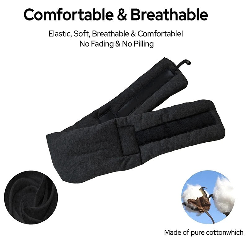 360 Degree Travel Neck Pillow Set With Adjustable Head Strap And Eye Mask For Sleeping Comfort | Lersk