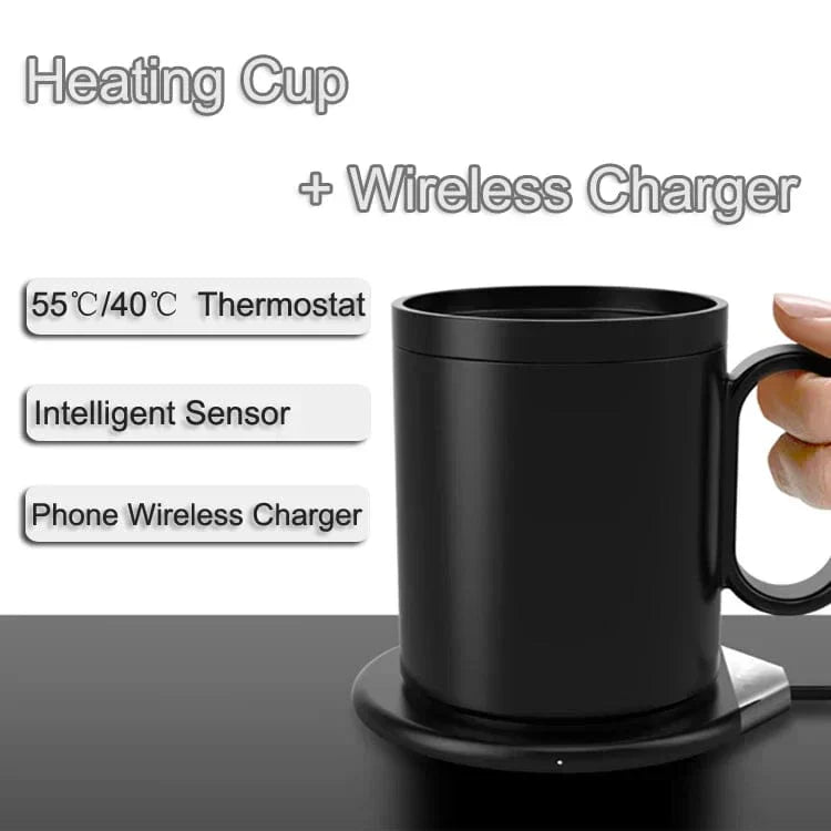 Alera Heated Mug With Wireless Phone Charging | Lersk