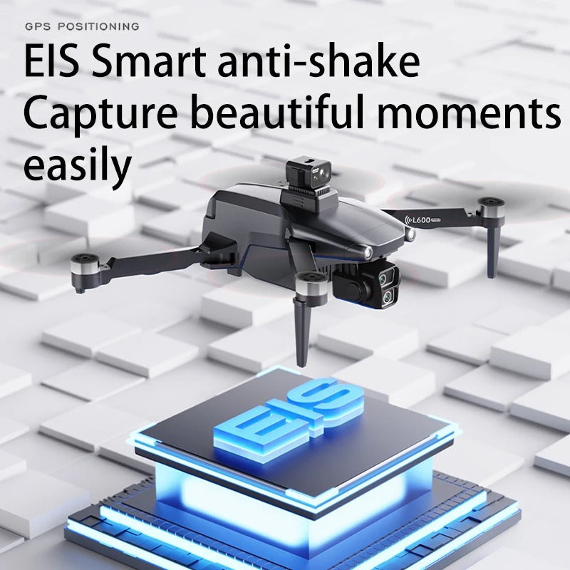 Aeronix 8K UHD Stabiliseret Drone med GPS og 1,5 km Rækkevidde | Lersk