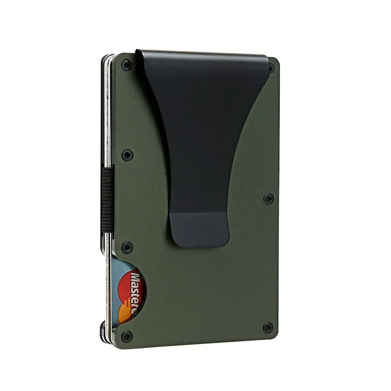 Kirrea Titanium Mat Kobolt Unisex Slank RFID Kortholder | Lersk