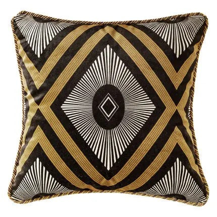 Elara Velvet Bee Print Cushion Cover In European Art | Lersk