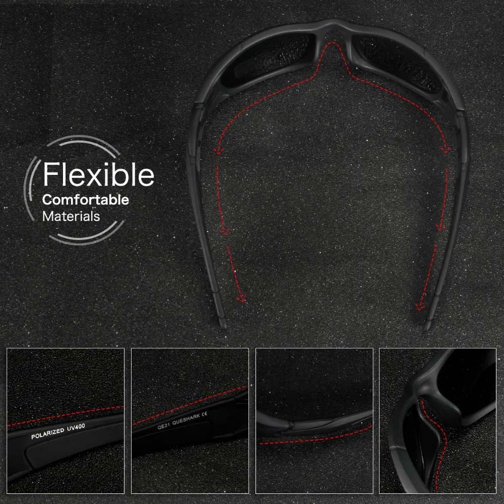 AeroRover Pro Polarisierte Motorrad-Sonnenbrille mit TR90-Gestell | Lersk