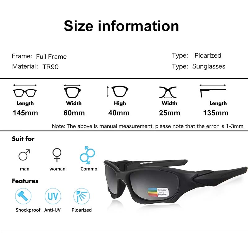 AeroRover Pro Polarisierte Motorrad-Sonnenbrille mit TR90-Gestell | Lersk