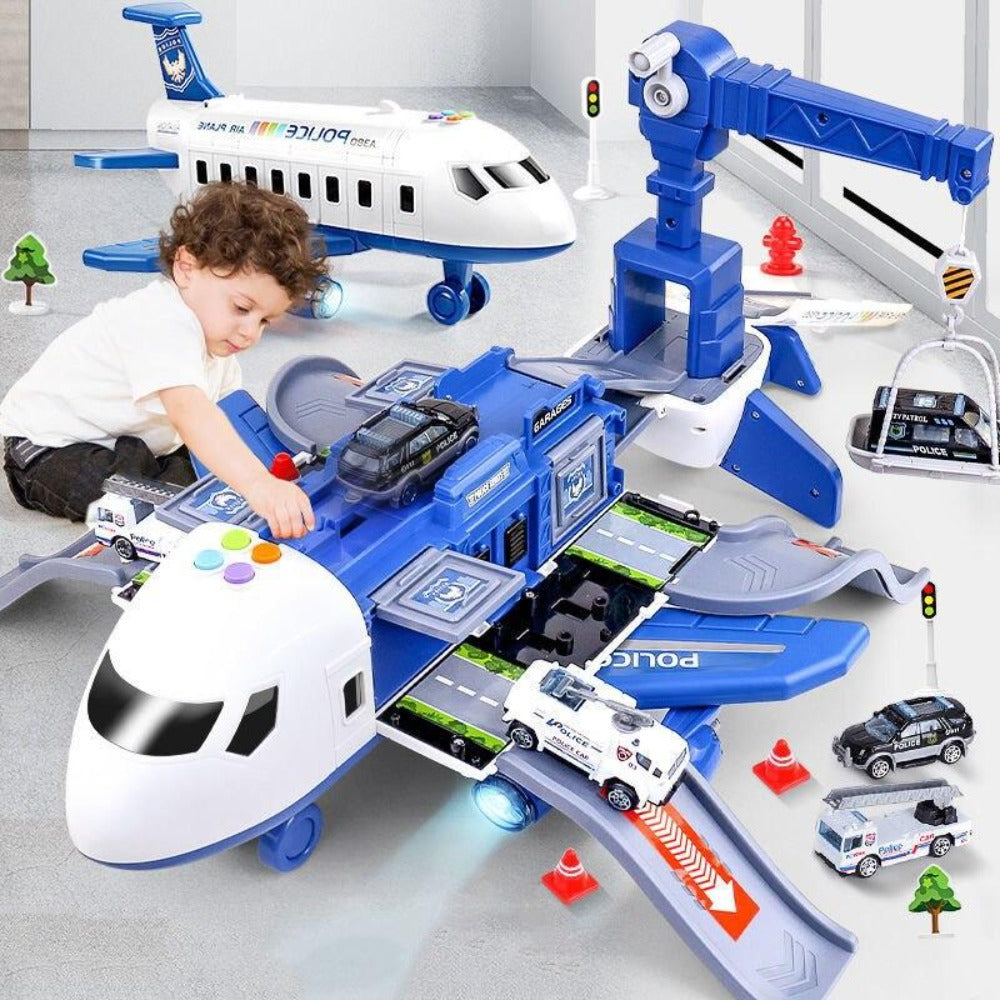 Set de jeu Avion SkyExplorer pour enfants - Ensemble de jeu de rôle et de construction de 20 pièces pour jeunes constructeurs | Lersk