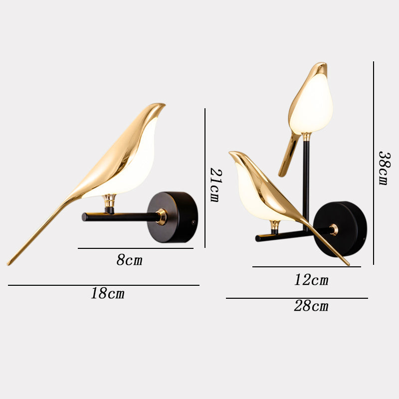 Lampe murale LED LumiBird Nordic pour amateurs de décoration intérieure moderne | Lersk