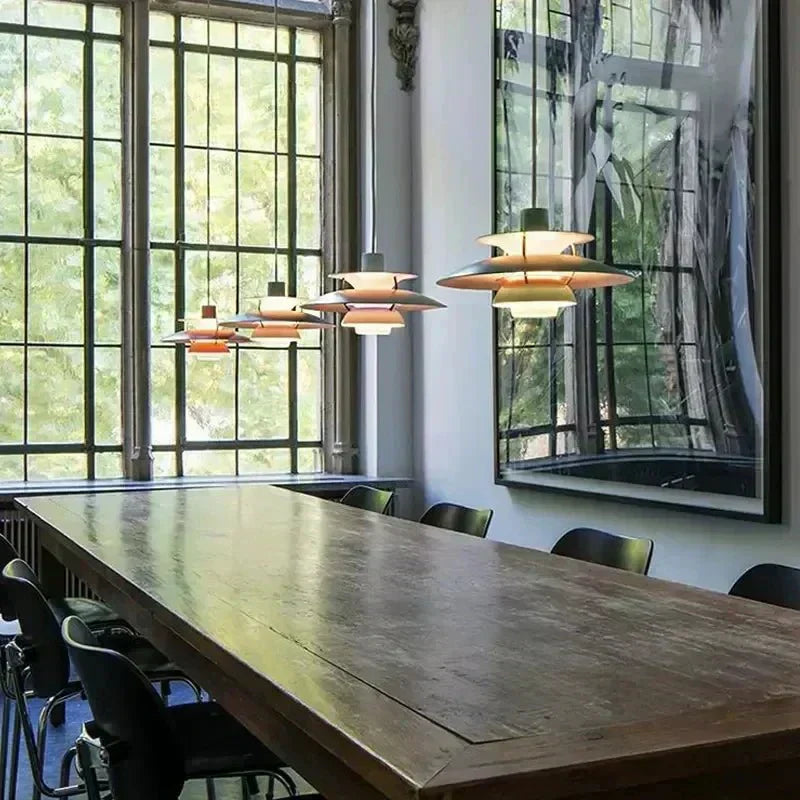 Nexio Cylinder Pendel Lampe med Børstet Metal Finish | Lersk