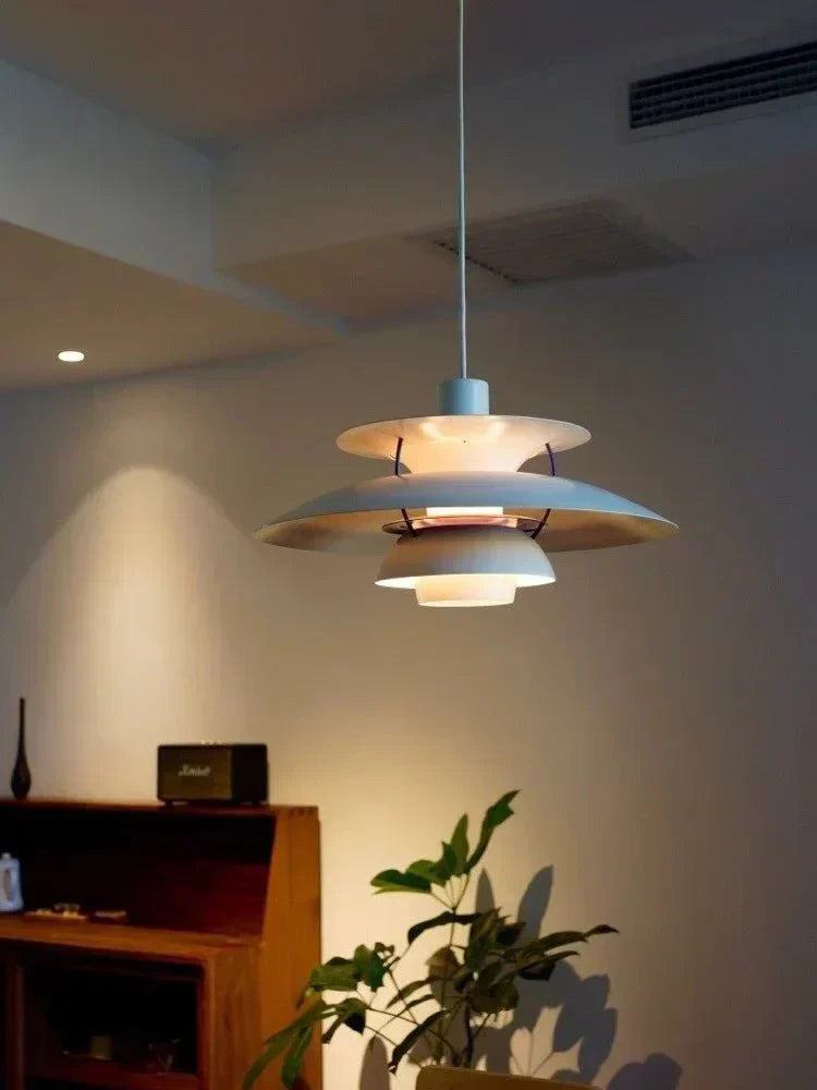 Nexio Cylinder Pendel Lampe med Børstet Metal Finish | Lersk