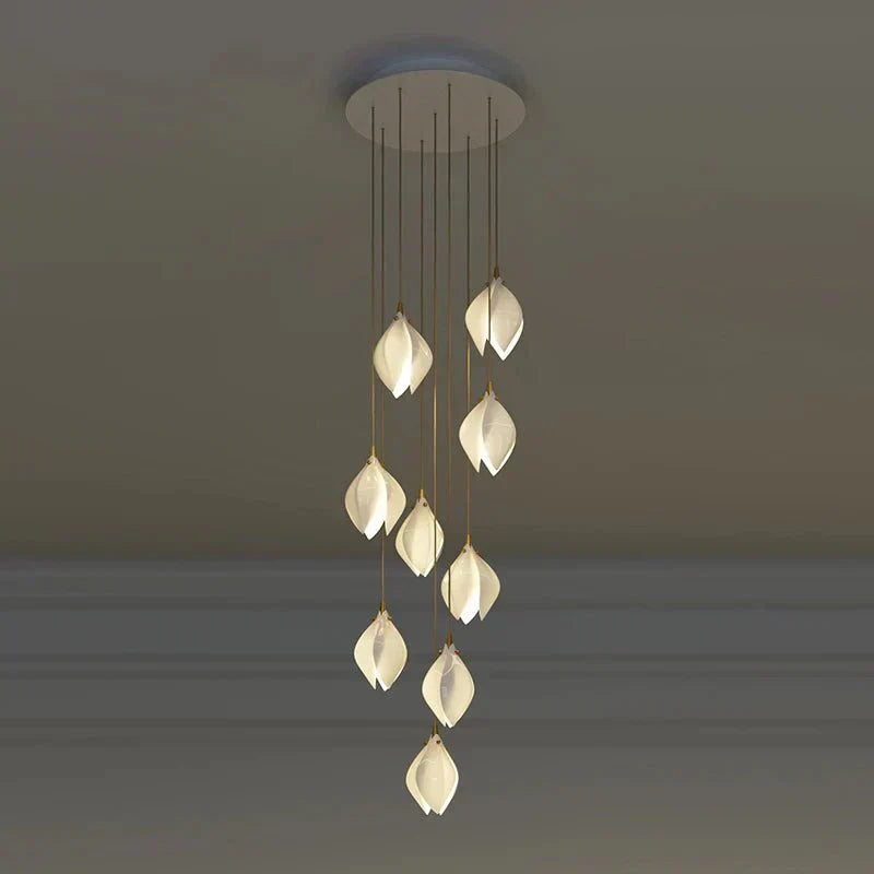 Lampadario floreale in ceramica NovaFlora per case moderne | Lersk