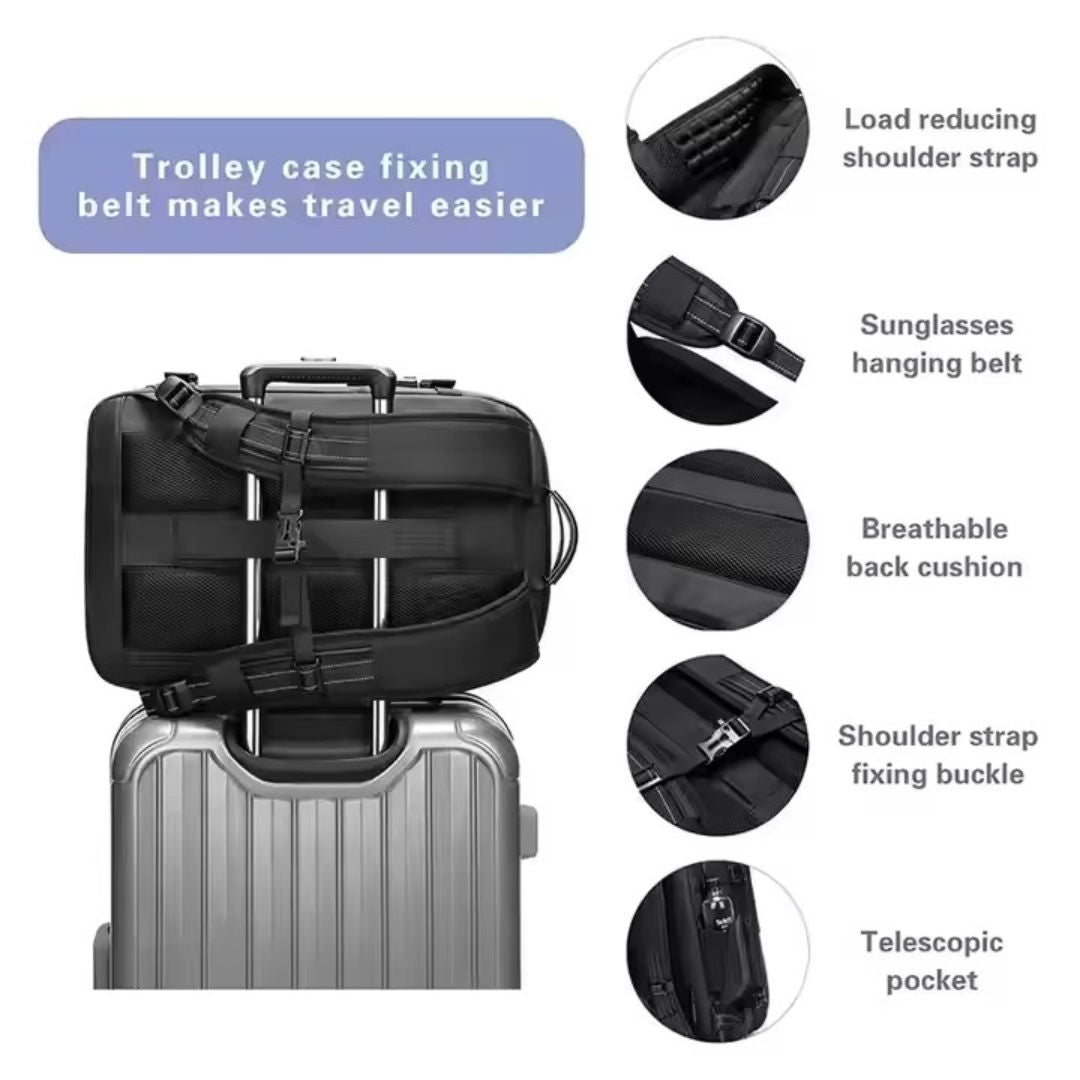 QuantaPack Reiserucksack mit Vakuumkompression | Lersk