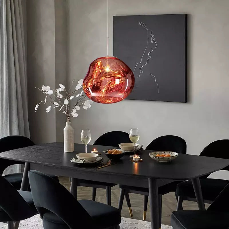 Liora Glas-Hängeleuchte für Kücheninsel und Esszimmer mit warmem Licht | Lersk