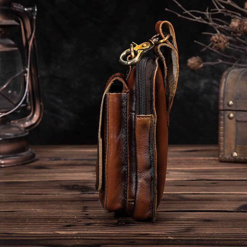 Premium Leder Herren-Gürteltasche für tägliche Essentials und eleganten Stil unterwegs | Lersk