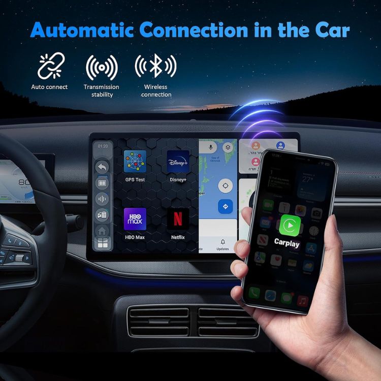 Bezdrátový mini adaptér CarPlay pro více než 800 vozů a iPhonů | Lersk