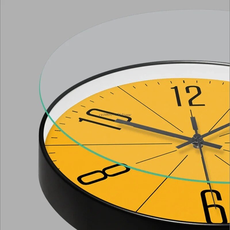 NordicAura Black and White Minimalist Wall Clock for Home | Lersk