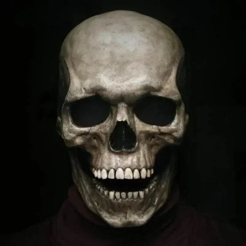 Skull Mask With Movable Jaw for Halloween Cosplay Realistic Prop | Lersk