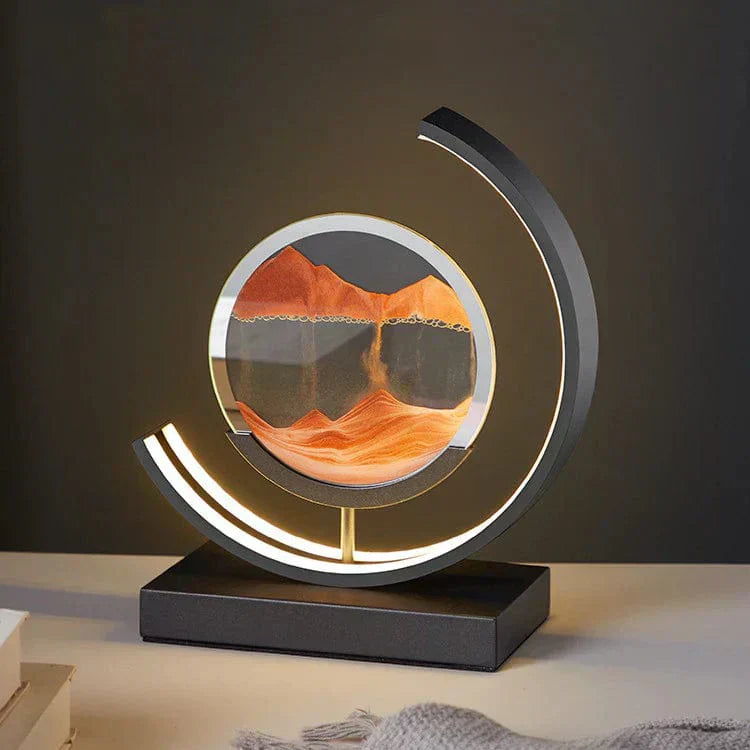 Lampe de bureau Hourglass Sands avec finition accentuée à lumière chaude | Lersk