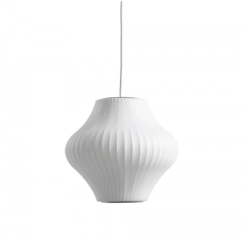 NovaCrest Silk and Steel Pendant Lamp for Modern Interiors | Lersk