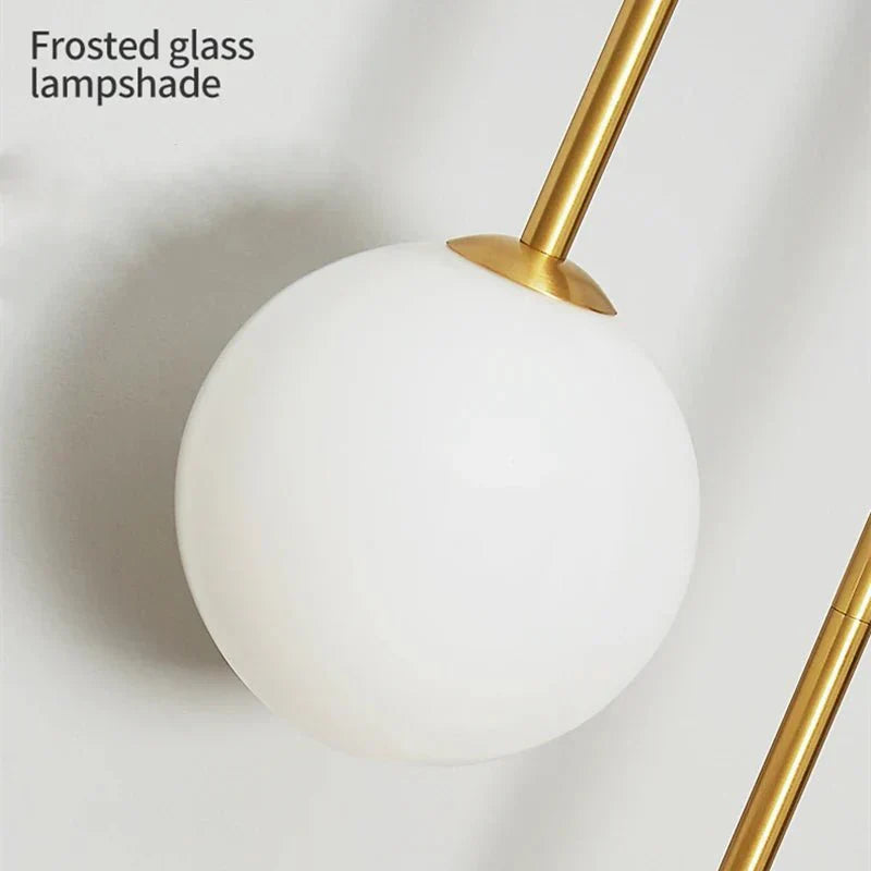 Applique murale boule en verre Luma | Luminaire moderne minimaliste Lersk