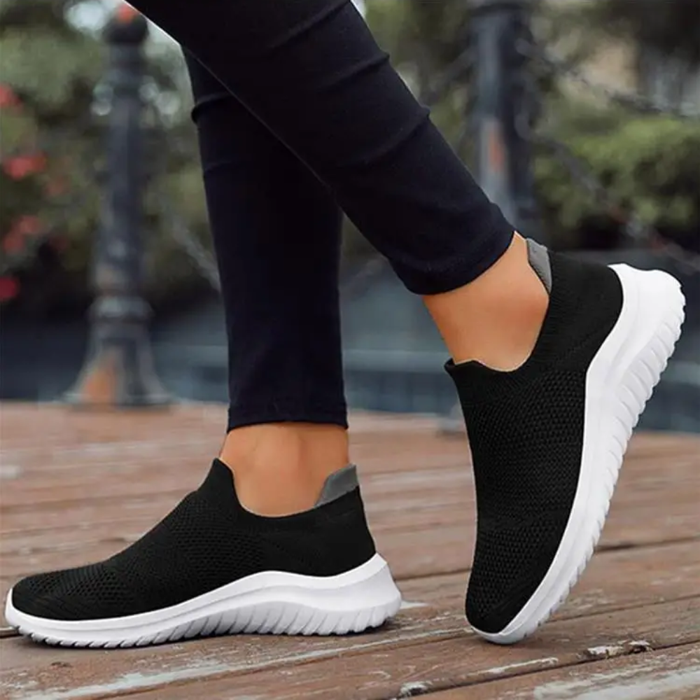 Orthopedic Slip On Sneakers For Wide Toe Comfort And Breathable Everyday Wear | Lersk
