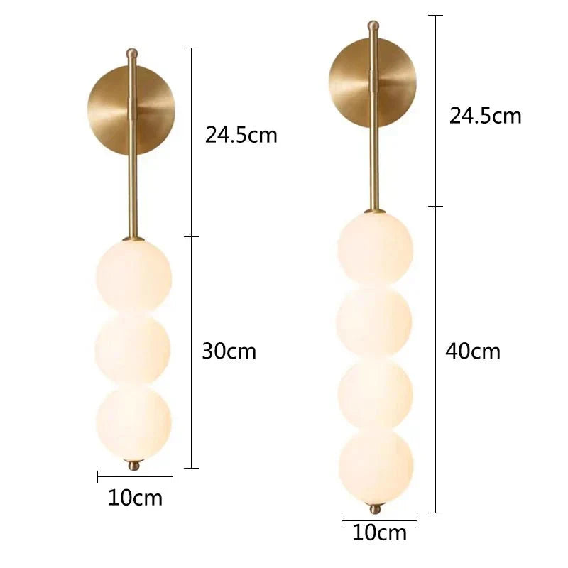 Lyra Orb Wall Sconce LED Ambient Lighting For Hallways | Lersk