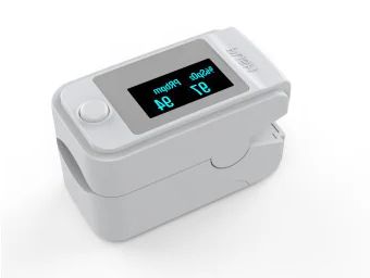 Oxímetro de Pulso AeroPulse de Ponta do Dedo com Leitura Digital para Oxigénio no Sangue | Lersk