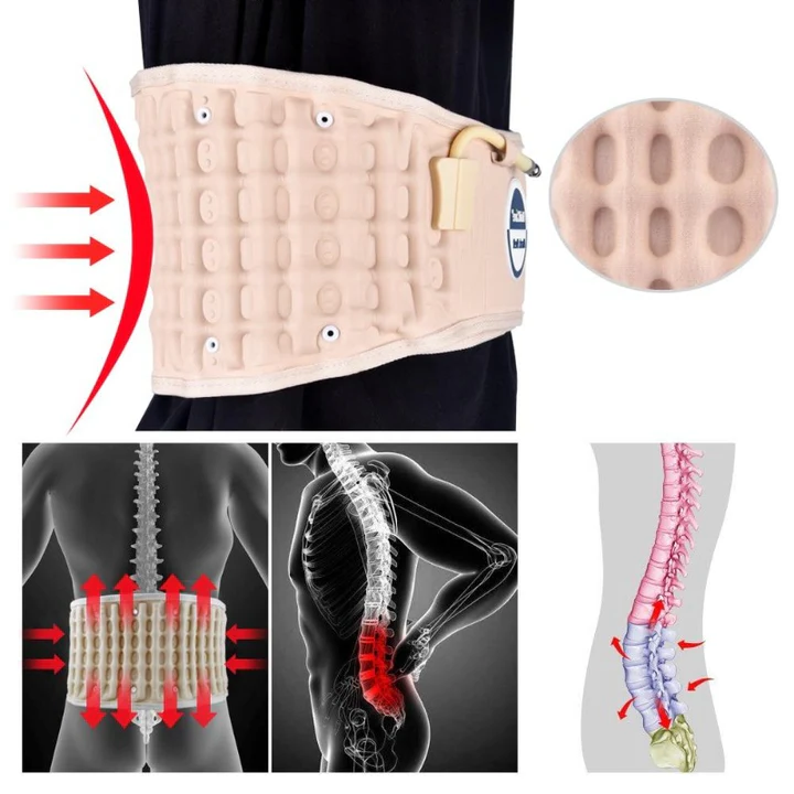 SpinaRelief Entlastungs-Rückenstützgürtel bei degenerativer Bandscheibenerkrankung, Spinalkanalstenose und Ischias | Lersk