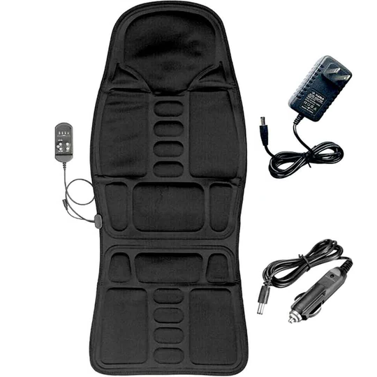Almofada de Assento de Massagem com Oito Modos e Almofada Térmica para Pescoço e Costas para Uso em Carro e Casa | Lersk